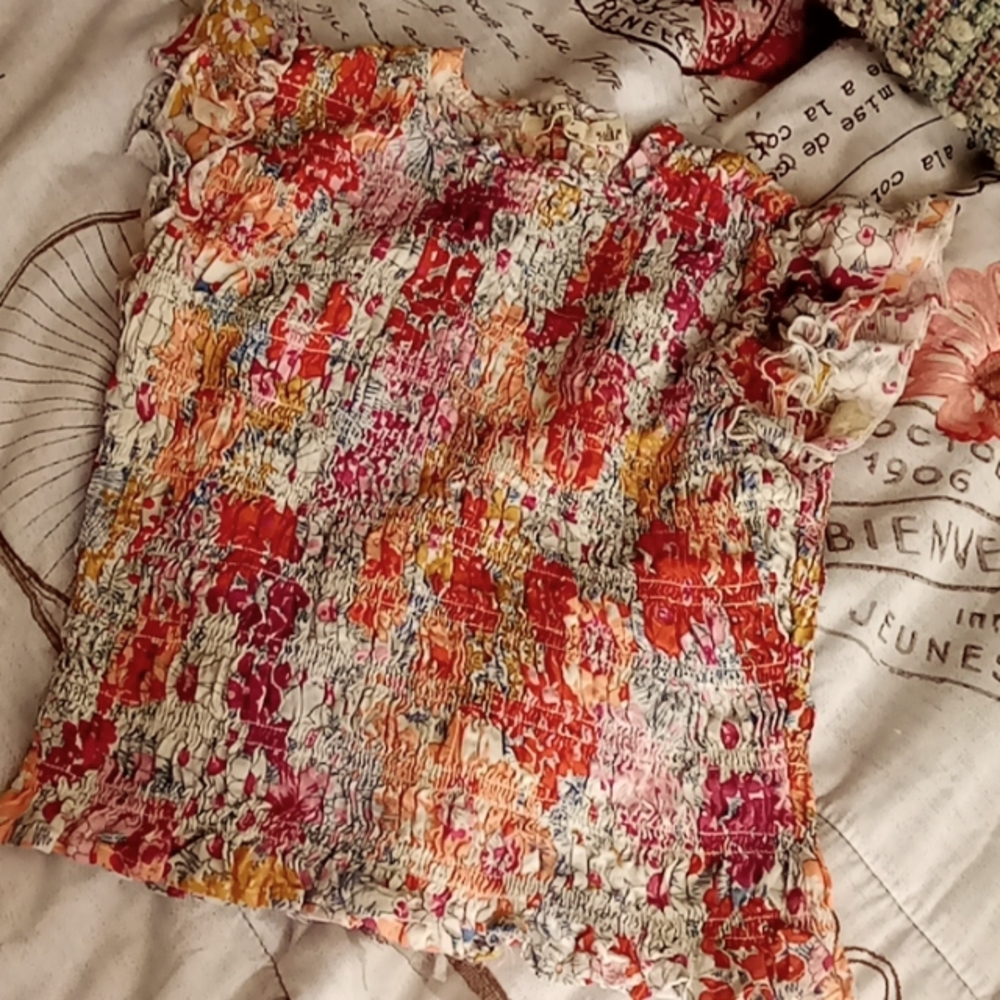 Smocked blouse